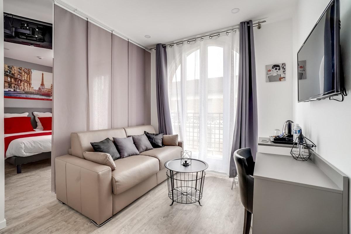 Paris Hotel Clichy Bagian luar foto